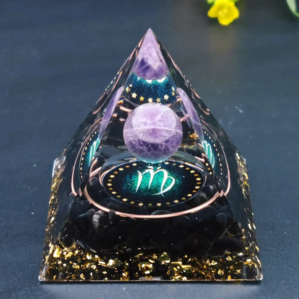 Crystal Orgone Pyramid - Manifestation Generator